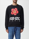 Kenzo Boke Flower Wool Sweater In Black