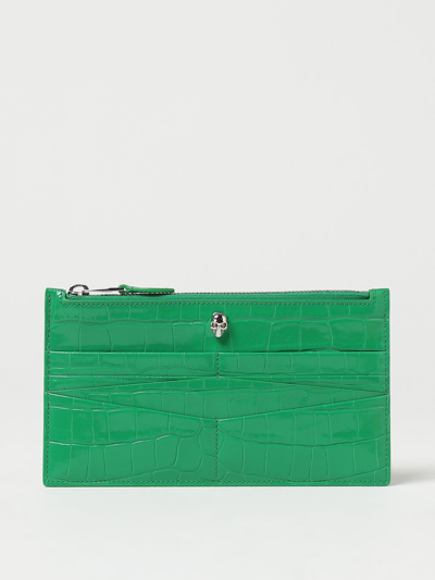 Alexander Mcqueen Wallet  Woman In Green