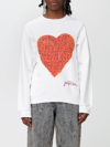 Marni Heart Puzzle Regular Fit Sweatshirt In White