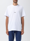 MSGM COTTON T-SHIRT WITH PRINTED LOGO,E63260001