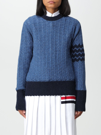 Thom Browne Sweater  Woman Color Blue