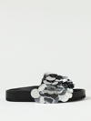 Rabanne Flat Sandals  Woman Color Silver In Silver