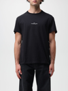Maison Margiela Distorted Logo T-shirt In Black