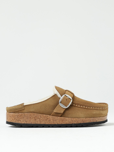 BIRKENSTOCK FLAT SHOES BIRKENSTOCK WOMAN COLOR BROWN,E64489032