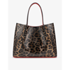 CHRISTIAN LOUBOUTIN CHRISTIAN LOUBOUTIN WOMEN'S BROWN CABAROCK SMALL LEATHER TOTE BAG