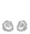BOODLES PLATINUM AND DIAMOND MAYMAY ROSE EARRINGS