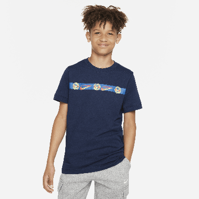 Nike Club Amã©rica Big Kids'  Soccer T-shirt In Blue