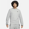 Nike Men's  Sportswear Tech Fleece Crew In Grey