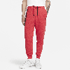 Nike Tech Fleece Joggers In Red