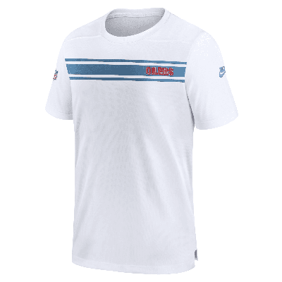 Nike Men's Dri-fit Coach (nfl Tennessee Titans) Top In White