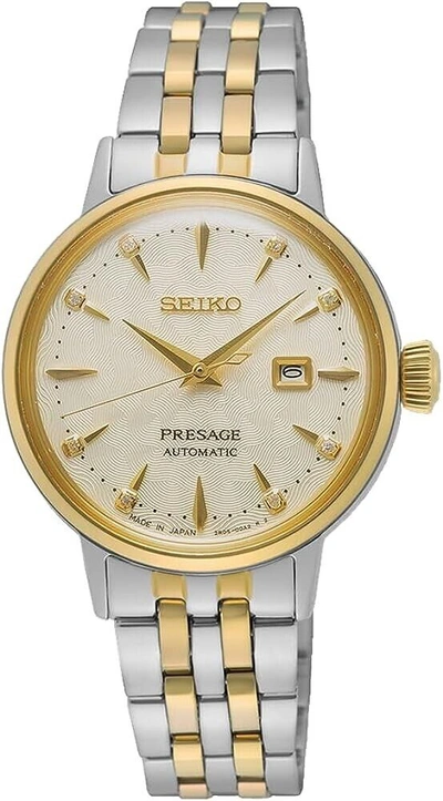 Pre-owned Seiko Presage Cocktail Time Automatic 30.3mm Water-resistant Women's Watch