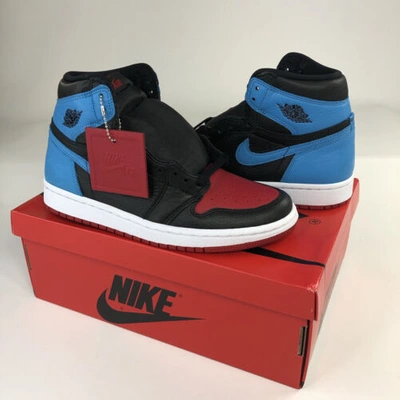 Pre-owned Jordan Nike Air  To Chi Retro 1 High Womens 8 & 8.5 Leather Cd0461 046 In Blue