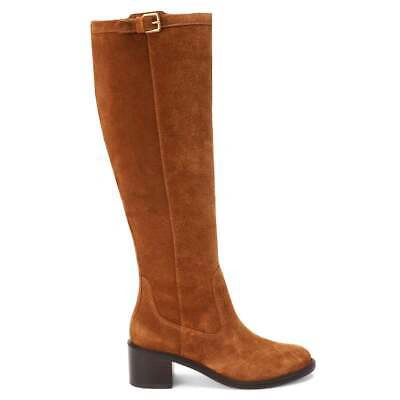 Pre-owned Matisse Beach By  Adriana Pull On Round Toe Riding Womens Brown Casual Boots Adr