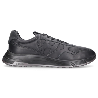 Hogan Low-top Sneakers Hyperlight  Calfskin In Black