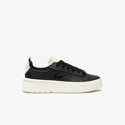 Lacoste Women's Carnaby Platform Leather Sneakers - 5.5 In Black
