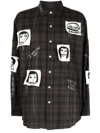HACULLA SICK OF IT ALL PLAID-PATTERN COTTON SHIRT