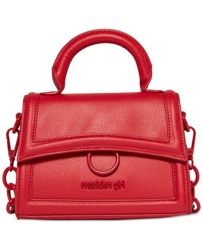 Madden Girl Erin Small Top Handle Bag In Red