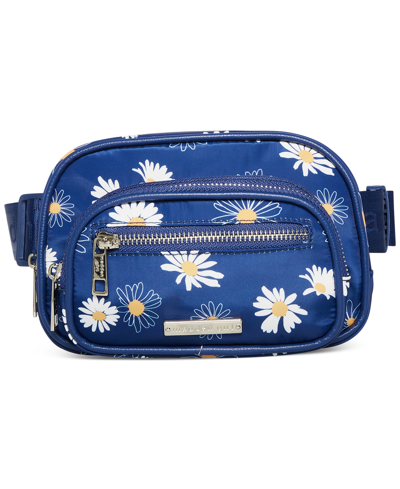 Madden Girl Lucy Fanny Pack In Navy Daisy