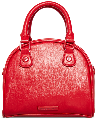 Madden Girl Mack Mini Bowler Bag In Red