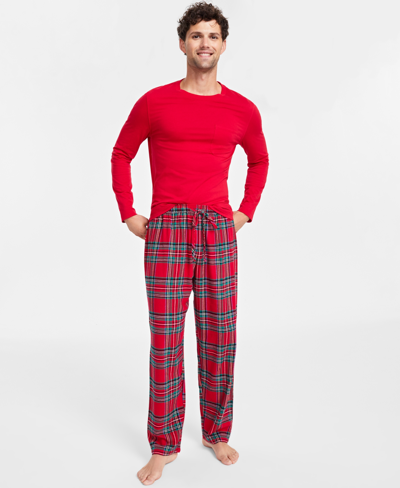Family Pajamas Matching  Men's Brinkley Cotton Plaid Pajamas Set, Created For Macy's In Brinkley Plaid