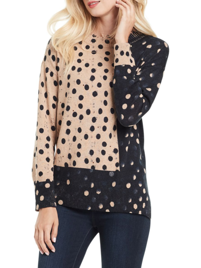 Nic + Zoe Women's Mix And Mingle Sweater In Neutral Multi