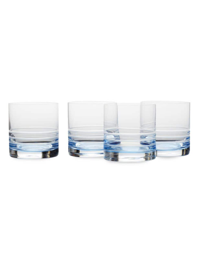 MIKASA CAL OMBRÉ FOUR-PIECE DOUBLE OLD FASHIONED GLASS SET