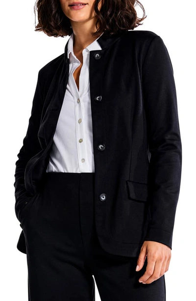 Nic + Zoe Ponte Blazer In Black Onyx