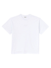 Sandro Boutique Oversized Fit Tee In Blanc