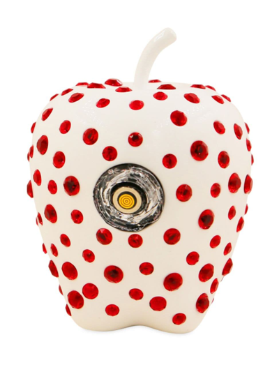 Crystamas Grand Home Apple Bellus With Light Up Display In White