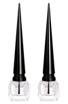 CHRISTIAN LOUBOUTIN LALAQUE LA MANUCURE LA BASE & LA TOP COAT SET