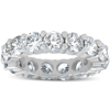 Pompeii3 5 Ct Lab Grown Diamond Eternity Ring Womens Wedding Band 14k White Gold In Multi