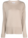 Philo-sofie Turn-cuffs Cashmere Jumper In 中性色