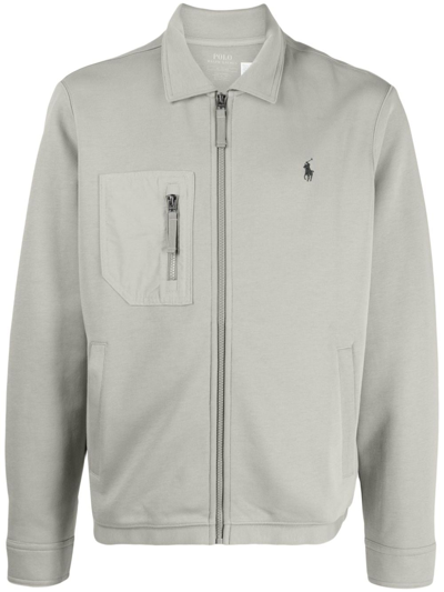 Polo Ralph Lauren Polo Pony Zip-up Jacket In Grün