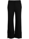 TWINSET CROPPED FLARED TROUSERS
