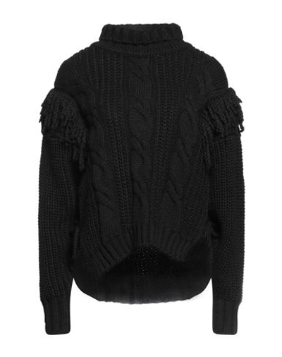 Jijil Woman Turtleneck Black Size 4 Acrylic, Viscose, Wool, Alpaca Wool In Black