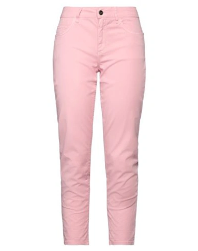 Liu •jo Woman Pants Pink Size 31 Cotton, Elastane