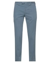 Pt Torino Man Pants Slate Blue Size 40 Modal, Cotton, Elastane