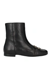 Nora New York Woman Ankle Boots Black Size 7 Soft Leather