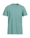 Bl'ker Man T-shirt Turquoise Size Xl Cotton In Blue