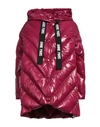 Annie Paris Woman Down Jacket Magenta Size 4 Polyester, Polyurethane