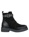 Riccardo Cartillone Woman Ankle Boots Black Size 7 Calfskin
