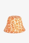 Etro Printed Canvas Bucket Hat In Orange