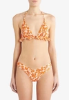 ETRO BERRY PRINT TRIANGLE BIKINI