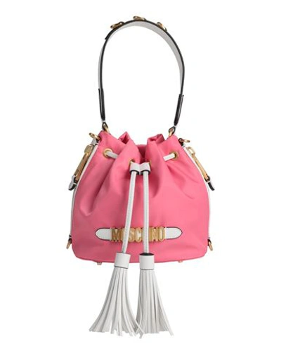 Moschino Woman Handbag Pink Size - Textile Fibers