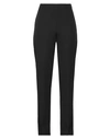 BOUTIQUE DE LA FEMME BOUTIQUE DE LA FEMME WOMAN PANTS BLACK SIZE 6 POLYESTER, ELASTANE