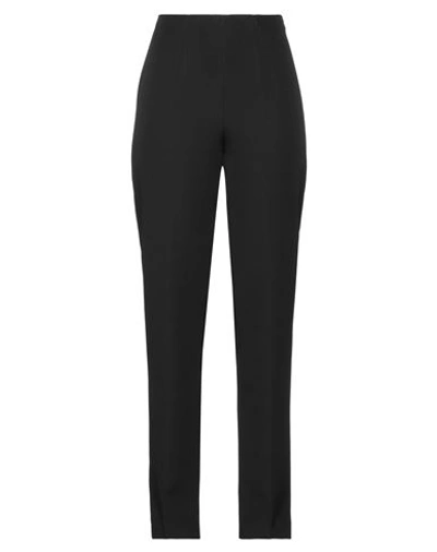 Boutique De La Femme Woman Pants Black Size 6 Polyester, Elastane