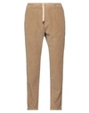 Cruna Man Pants Camel Size 38 Cotton, Elastane In Beige