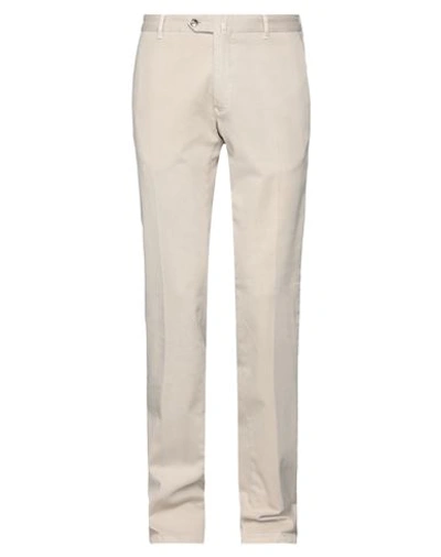 L.b.m 1911 L. B.m. 1911 Man Pants Cream Size 32 Cotton, Wool, Elastane In White