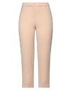 Gattinoni Woman Pants Beige Size 10 Polyester, Elastane
