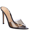 Gianvito Rossi 105mm Elle Pvc Mules In Black